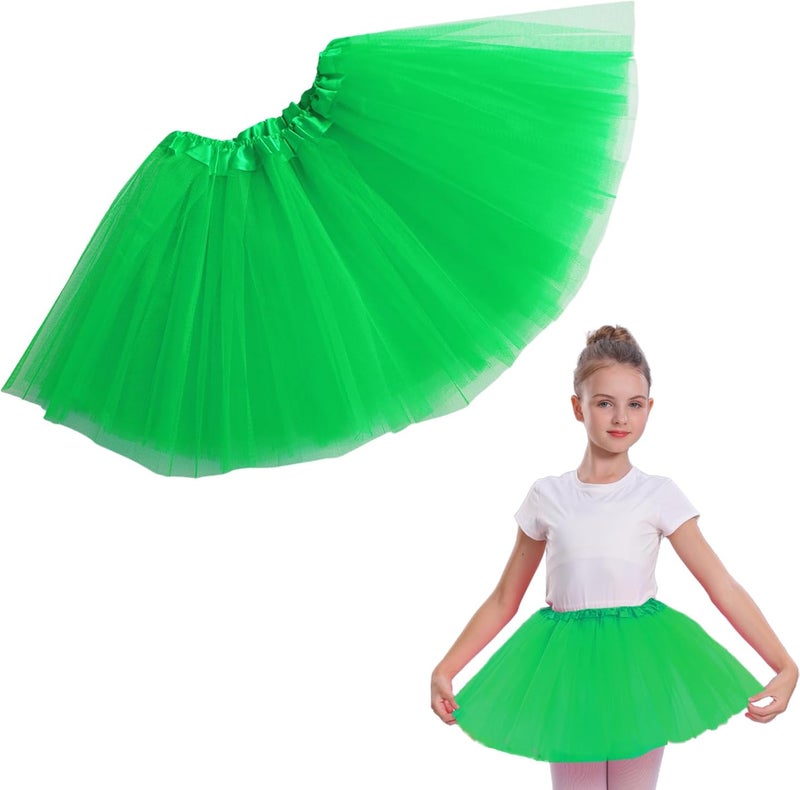 WINROLA Girls Tutu Skirt 3 Layered Tulle Tutu Skirts for 0-8 Year, Birthday Dance Kids Halloween Costume Cosplay Party Supplies - Image 1